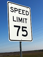 TxDOT to raise speed limit to 75mph on 1,500 miles of interstates in Texas.