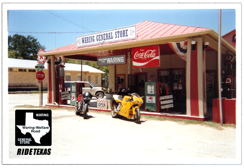 General Store in Waring, Texas near the Guadalupe River. Photo by Valerie Asensio.