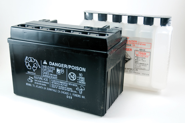 Figure 1 A “Flooded cell” lead-acid battery requires regular maintenance to keep it