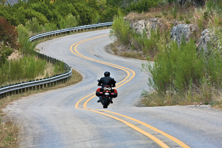 FM 337 in the Texas Hill Country is most famous for this sort of  fun. (by Wayne D. Roth)