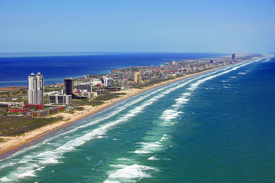 SPI Aerial - Photo courtesy of City of South Padre Island - Ride Texas :  Ride Texas