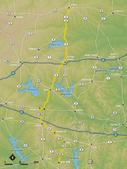 New York to Paris Route Map