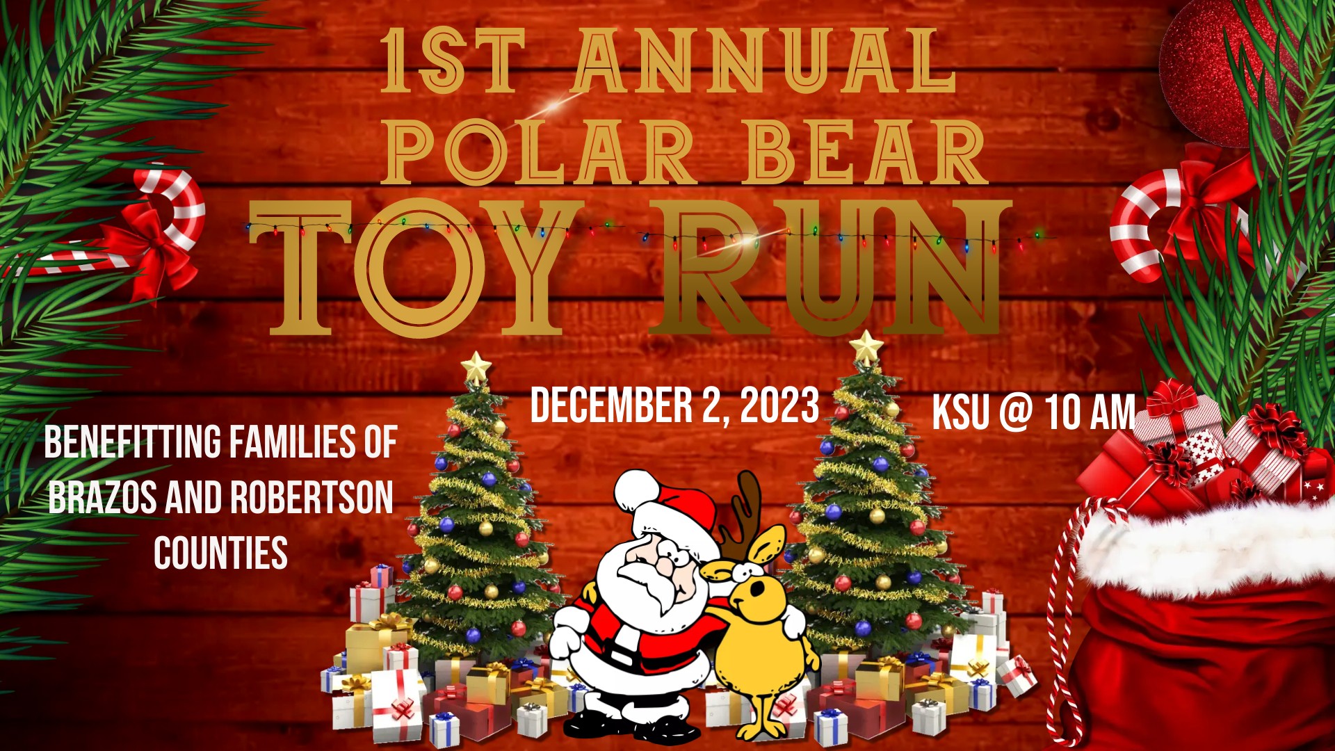 polar bear toy run Ride Texas