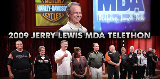 2009 Jerry Lewis MDA Telethon gets support from Harley Davidson